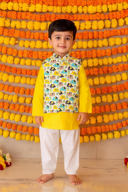 Bal Gajraj kurta set with jacket