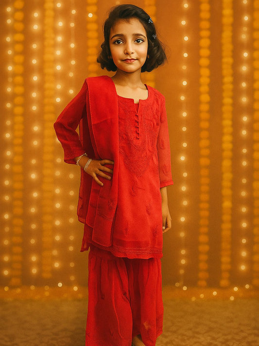 Noor Sharra Set (Red)