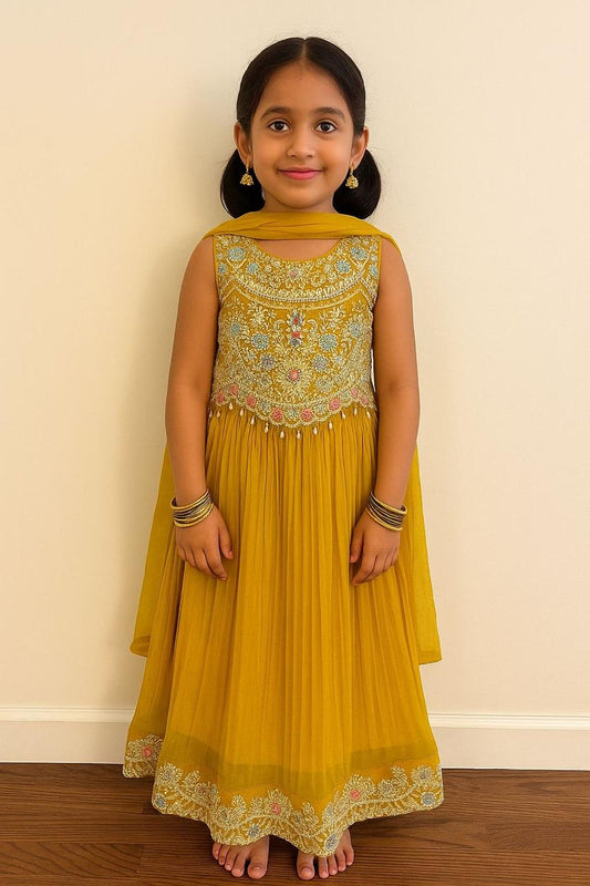 Sunaheri Jhalak Lehenga