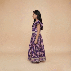 Zunaira Purple Lehnga Set